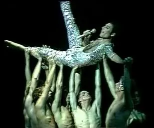 Freddie Mercury performing with Royal Ballet
