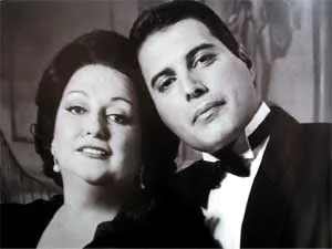 Freddie Mercury with Montserrat Caballe