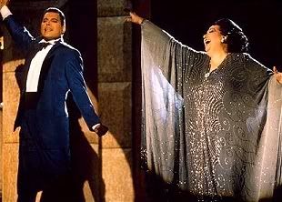 Freddie Mercury and Montserrat Caballé