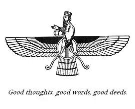 Zoroastrian Symbol Faravahar