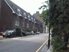 Street leading to Freddie's house
