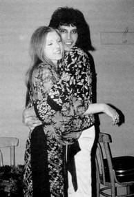 Freddie Mercury and Mary Austin together